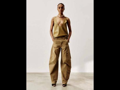 Luxury workwear defines the new DARKPARK Spring 2024 preview collection in which SAINT stunner Brit Knight is featured. 
