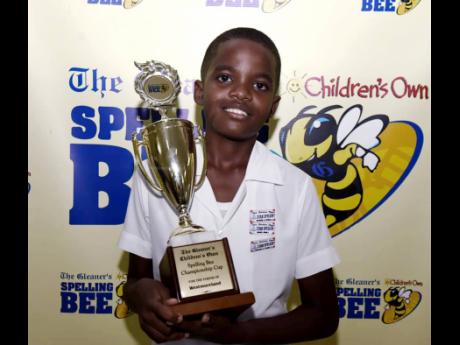 Malik Sinclair, of New Horizon Prep School, is Westmoreland’s 2023  Spelling Bee champion. 