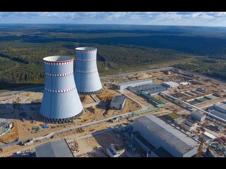 Graphical representation of an under construction nuclear power plant. Amb Byron Blake writes: Positioned as an apt solution for a small island nation, SMRs are presented as a ‘burgeoning technology’” But, that burgeoning is all ‘on paper’, as it