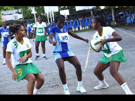 
Action from the urban ISSA Schoolgirl netball competition.