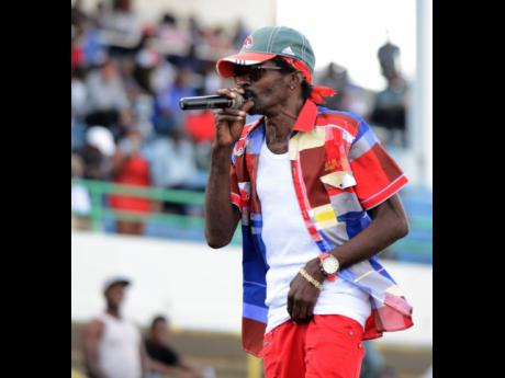 Gully Bop performing at Caymanas Park on Saturday March 2,2019.
