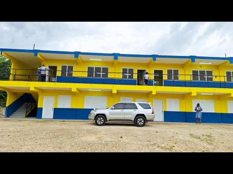  The new block of the Grange Hill Primary School in Westmoreland.