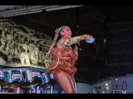 Soca artiste Nailah Blackman left the crowd with severe tabanca at the end of her set during the CSA’s cultural event.