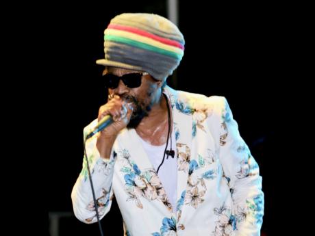 Grammy award-winning Reggae crooner Mykal Rose of Black Uhuru fame on stage at the Atlantic Antic Street Festival, along Atlantic Avenue, downtown Brooklyn, on October 3. His album ‘I Give You Love’  is one of 65 albums under consideration for a Grammy