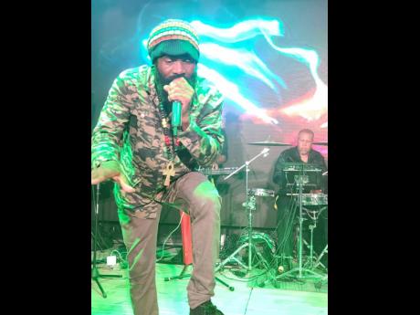 Mark Irie had music lovers transfixed at the opening of Club S in Montego Bay.