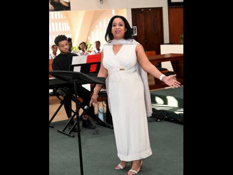 Soprano Yanique Leiba was accompanied on  piano by Stephen Shaw-Naar. 