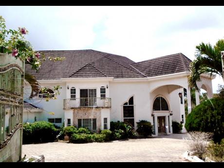 
Andrew Hamilton’s US$1.55 million, or approximately J$230 million, mansion in  Mandeville, Manchester.