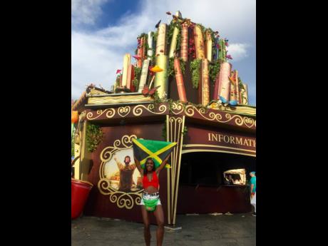 During a stop on her 2016 summer tour, DaCosta shows off her ‘yaadie’ status at the Tomorrowland Festival in Belgium. 