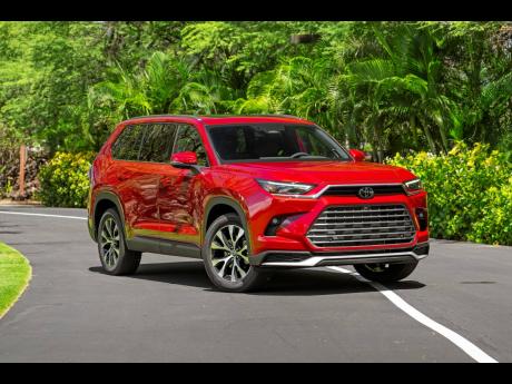 The 2024 Grand Highlander three-row SUV. It has an upscale cabin with plenty of room for passengers and cargo. 