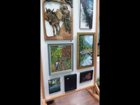 A range of artwork on display at the Mandeville Art Fair