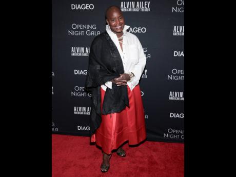 Hope Boykin graces the red carpet at the Alvin Ailey American Dance Theater’s 65th anniversary season.
