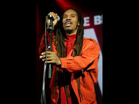 Benjamin Zephaniah performs on stage during the One Big No anti-war concert, at Shepherd’s Bush Empire  in London, on March 15.