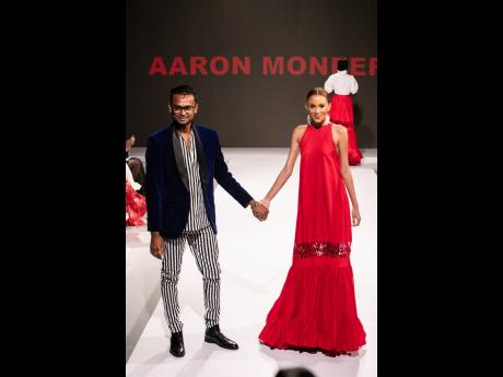 Posing with one of his designs from his collection, ‘Sweet Sweet Darling’, Moneer is excited about how this win will propel his brand forward.