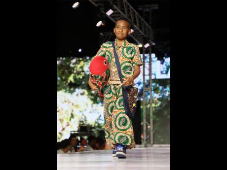 Callaloo X T&T gave the audience a taste of Africa in its magnificent sunset collection. 