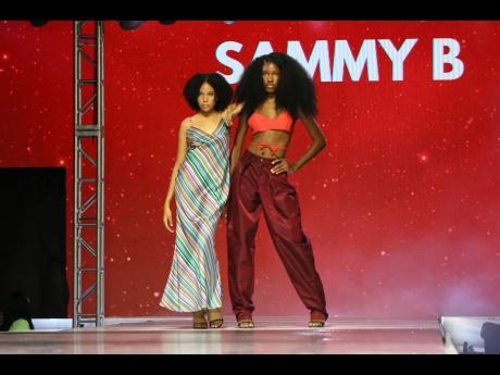 International fashion designer Sammy B had the models serving all things fierce in her cutting-edge designs.