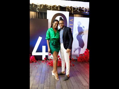 Senior Manager of Talent Performance and Culture at Jamaica National Group Jermaine Nairne attends the main event alongside his wife, Terresha, who is a job placement and facilitation specialist.