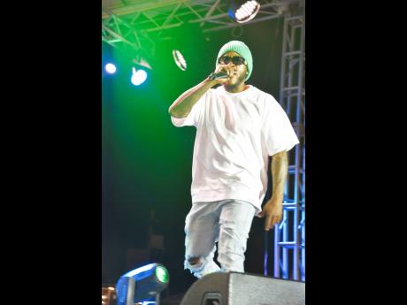 Khago performing at Bounty Killer’s birthday concert held at Digicel Parking Lot, 14 Ocean Boulevard, in June last year.