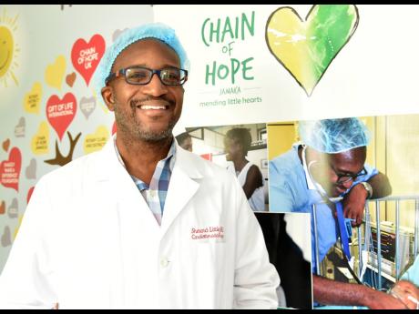 Dr Sherard Little, consultant cardiothoracic surgeon and clinical director at the Bustamante Hospital for Children.