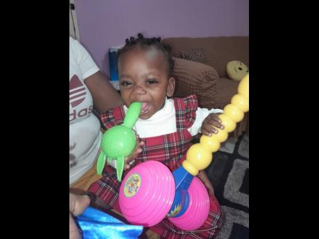 Baby Daniella is now recovering quite well, evident from her romping, dancing, laughter and vigour at her home in Morant Bay, St Thomas, on Wednesday.