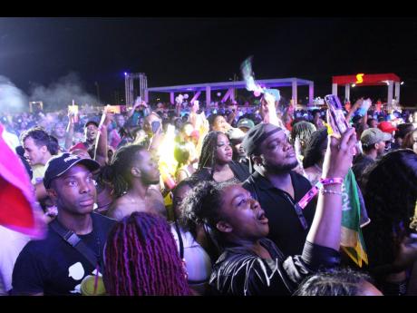 Patrons of I Love Soca were enthralled while Nailah Blackman was on stage. 
