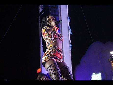 Blackman performs at the recent staging I Love Soca.