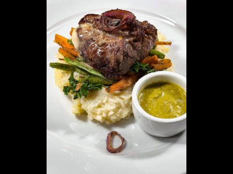 For the steak lovers, sink your teeth into this filet mignon and enjoy every bite of the delightful dish.