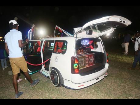‘Outlaw’, the modified Probox, was a hit at the Munk Garage Truck Show and New Year’s Eve Party at the Woodleigh Sports Complex in May Pen, Clarendon.