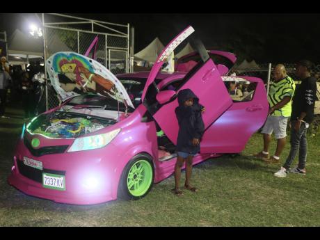‘Queens Ride’ was part of the attraction at the Munk Garage Truck Show and New Year’s Eve Party at the Woodleigh Sports Complex in May Pen, Clarendon.