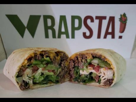 What’s in your wrap? This 
Wrapsta delight is filled with beef, cheese and vegetables.