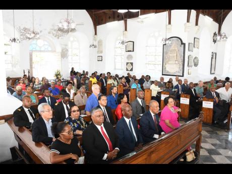 Well-wishers of the Shipping Association of Jamaica attended a service of thanksgiving at the St Peter’s Anglican Church in Port Royal on Sunday.