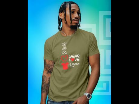 This love shirt, available for men, will be released on Valentine’s Day.