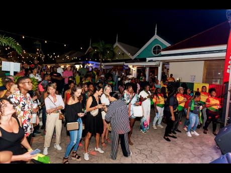 Reggae fans vibing at the People Get Ready concert in Montego Bay, the kick-off party for Bob Marley’s ‘One Love 79’ birthday celebration.