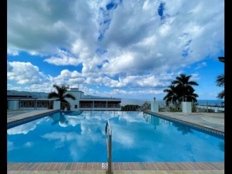 The pool at Hotel 39 at 39 Jimmy Cliff Boulevard