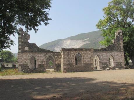 The remnants of Alexander Bedward’s church in August Town, St Andrew.
