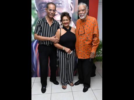 From left: Warren McDonald, Joan McDonald and Rex Nettleford Foundation awardee Michael McDonald, who was honoured for his dedicated and excellent service to the Little Theatre Movement and the National Dance Theatre Company.