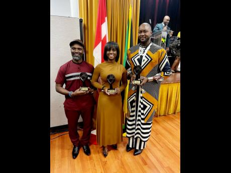  Pastor Eddie Jjumba, Pastor Judith James, and Dr. Andrew B. Campbell honoured for their work at the 24th annual Boonoonoonos Brunch organized by the Jamaican Canadian Association on February 11, at the Jamaican Canadian Community Centre in Toronto.
