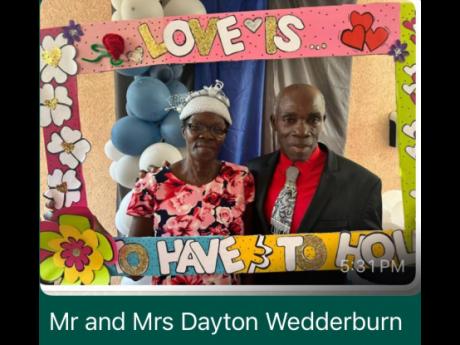 Mr and Mrs Dayton Wedderburn.
