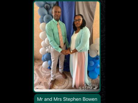 Contributed photos
Mr and Mrs Stephen Bowen.