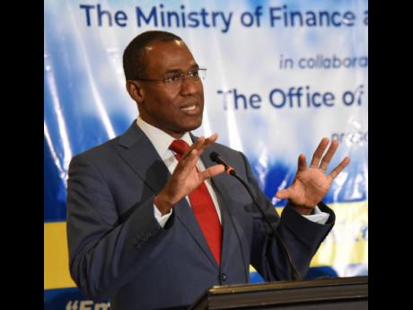 Minister of  Finance and the Public Service, Dr Nigel Clarke