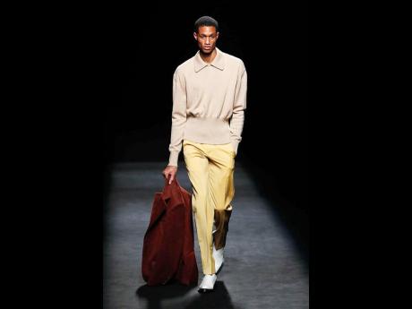 Madrid Fashion Week saw SAINT International star Romaine Dixon on the catwalk for Mans Concept Autumn/Winter 2024 collection.