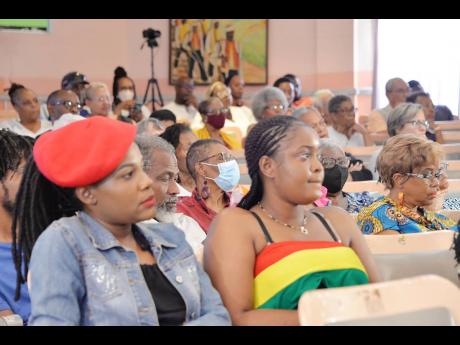 Members of the audience listen attentively at Grounation 2024.