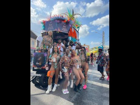 The GenXS Carnival cart was road-ready, making its debut at Trinidad carnival 2024.