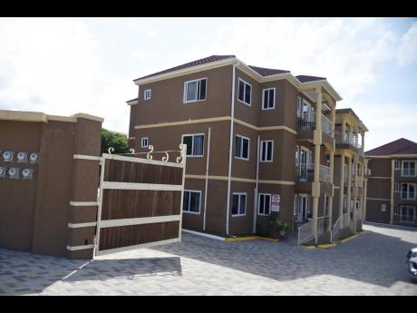 
The controversial Charlemont Drive, St Andrew, apartment complex constructed by Mark Barnett, president of the state-owned National Water Commission, his wife Annette, and developer Phillip Smith.