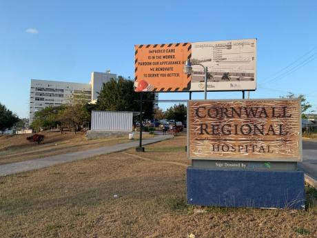 Cornwall Regional Hospital in Montego Bay, St James.