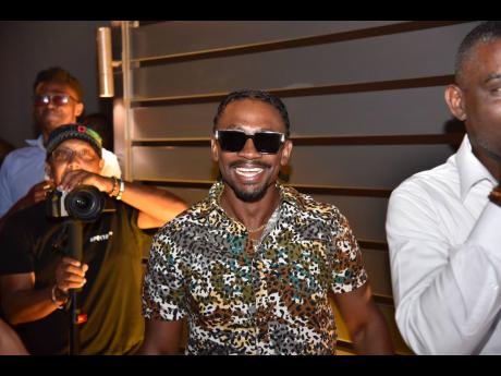 Reggae/dancehall artiste Christopher Martin was live on location, showing support for his longtime friend, Romain Virgo.