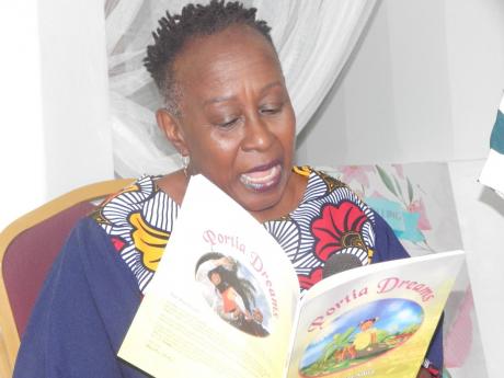 Dr Opal Palmer Adisa reads from her book ‘Portia Dreams’, about the childhood of former prime minister Portia Simpson Miller. 