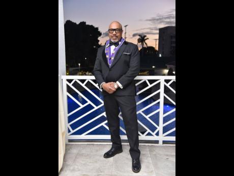 Amateur gastronome Richard Simpson, managing director of Jamaica Wells, donned a tapered tux.