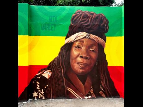 Doing it for the culture, Chang was honoured to paint Rita Marley for the One Love Mural.