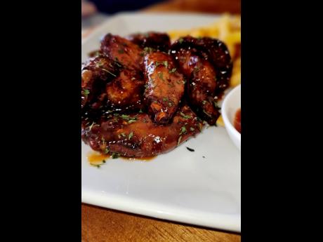 Left: ‘Wing it’ in style with this sweet chilli offering.
