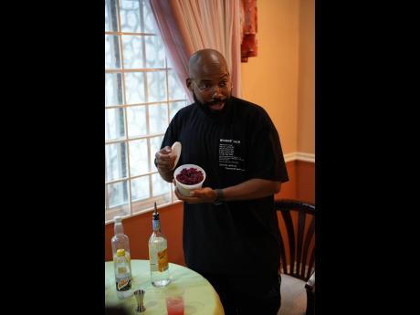 As a mixologist, Duval joyfully guides his audience through interactive flavour demonstrations.